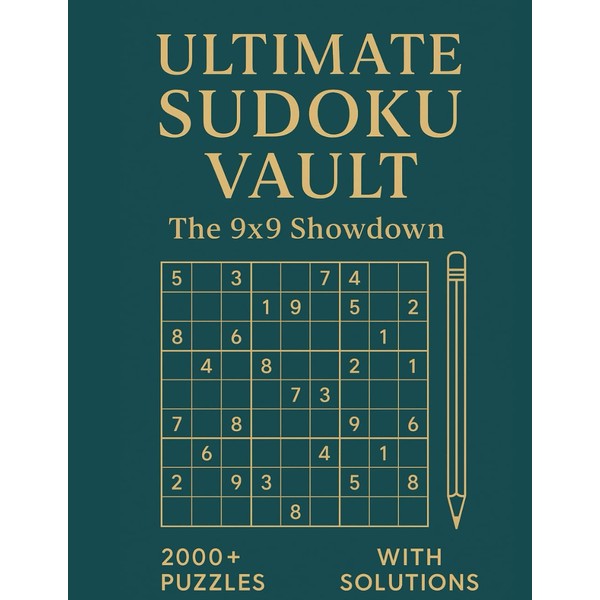 Ultimate Sudoku Vault: 2000+ 9x9 sudoku | 168 pages |