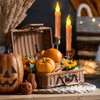 Baquler 6 Pcs Fall Flameless Candles Real Wax Hand Dipped