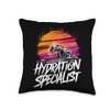 Hydration Specialist H2O Water Meme Waterboy Hydrated Homie Throw Pillow