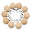 RUBY Pack of 10 Wooden Dummy Clips, Baby Dummy Chains,