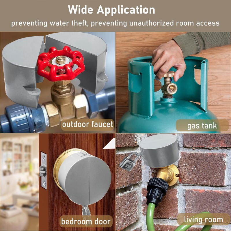 Young Dance Metal Gate Valve Locking Device with Lock -