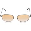 Fashion Glass 7586 Men's Sunglasses, brown half (frame gold)