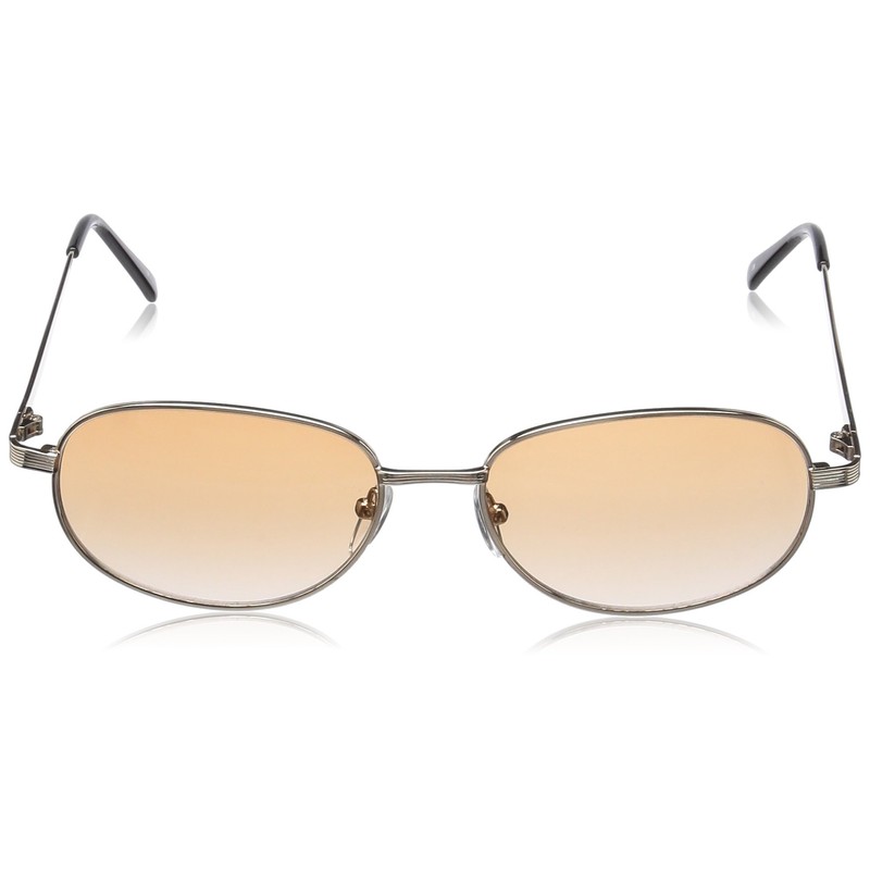 Fashion Glass 7586 Men's Sunglasses, brown half (frame gold)