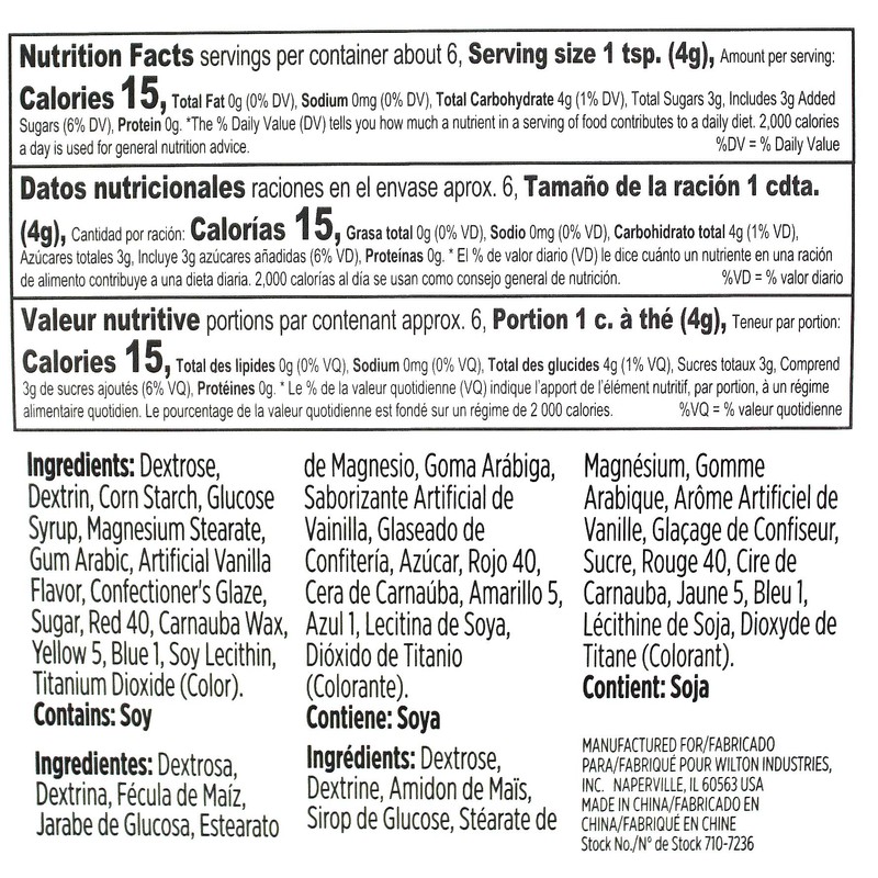 Wilton 710-7236 Mini Candy Eyeballs, 24 Count