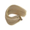 Valiilo Clip in Hair Extensions Human Hair Mixed Bleach Blonde