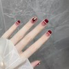 XUZOO Nail Tip, Short and Long, Cute, Christmas Nail Tip,