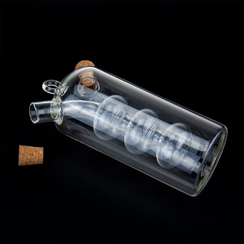 HOUNKUI 2 in 1 Olive Oil and Vinegar Dispenser, Multifunctional