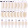 GNHG 24 Stück Blasenpflaster für Füße - Unsichtbare Gel-Kolloidpflaster für