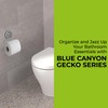 Blue Canyon Gecko Toilet Roll Holder, Shower Caddy with Quick