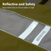 MAMORE Waterproof Dog Raincoat, Lightweight Rain Jacket with Reflective Strip,