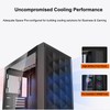 PCCOOLER CPS C3D310 Airflow M-ATX PC Case Mid Tower Desktop