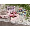 Q-FLA Bath Fragrance Flower Arrangement Box Brillante Pink W17xD13.5xH5.3cm