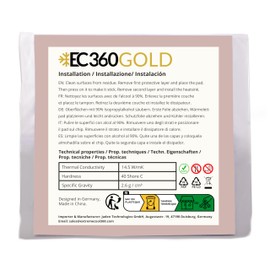 EC360® Gold 14.5W/mK Thermal Pad (50 x 50 x 1.0 mm)