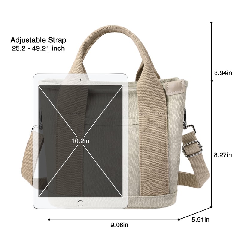 Canvas Tote Bag for Women Stylish Crossboy Handbag Casual Hobo
