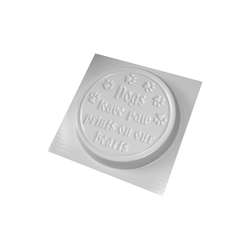 dennycraftmoulds Dogs Leave Paw Prints On Our Hearts Concrete Garden