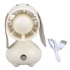 Handheld Fan Cute Cartoon Dog Shaped 3 Speeds Rechargeable Portable