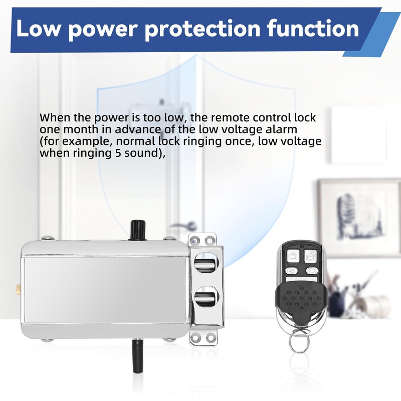 Electronic Deadbolt Door Lock, Remote Control Locks, RV Lock Keyless,