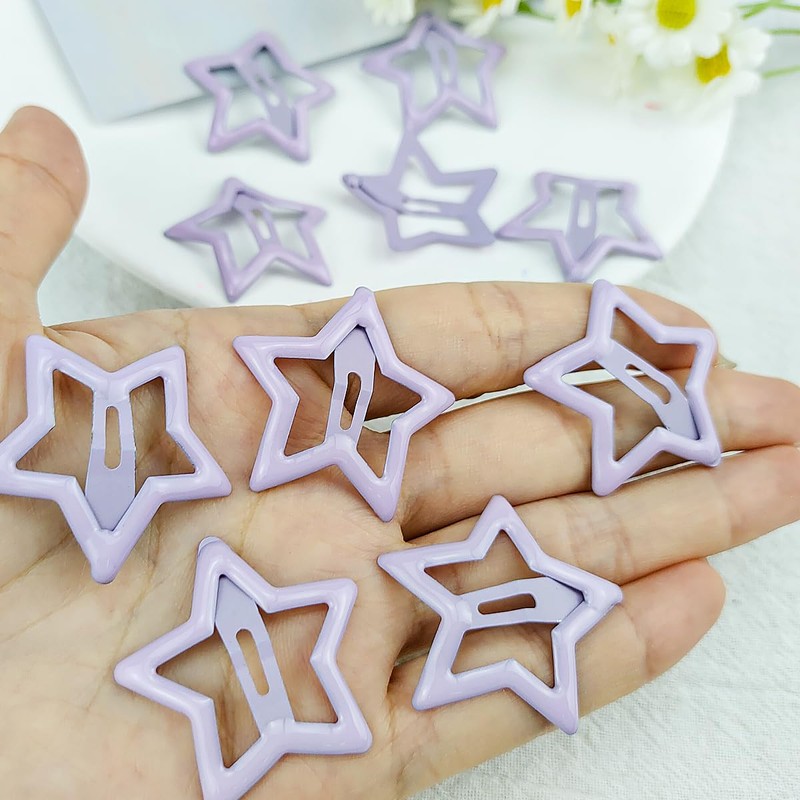 SeBneny Hair Clip Y2K Star Hair Accessories Cute Hair Barrettes