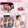 uimsao 12 Bundles Peonies Artificial Flowers Silk Flowers Fake Peony
