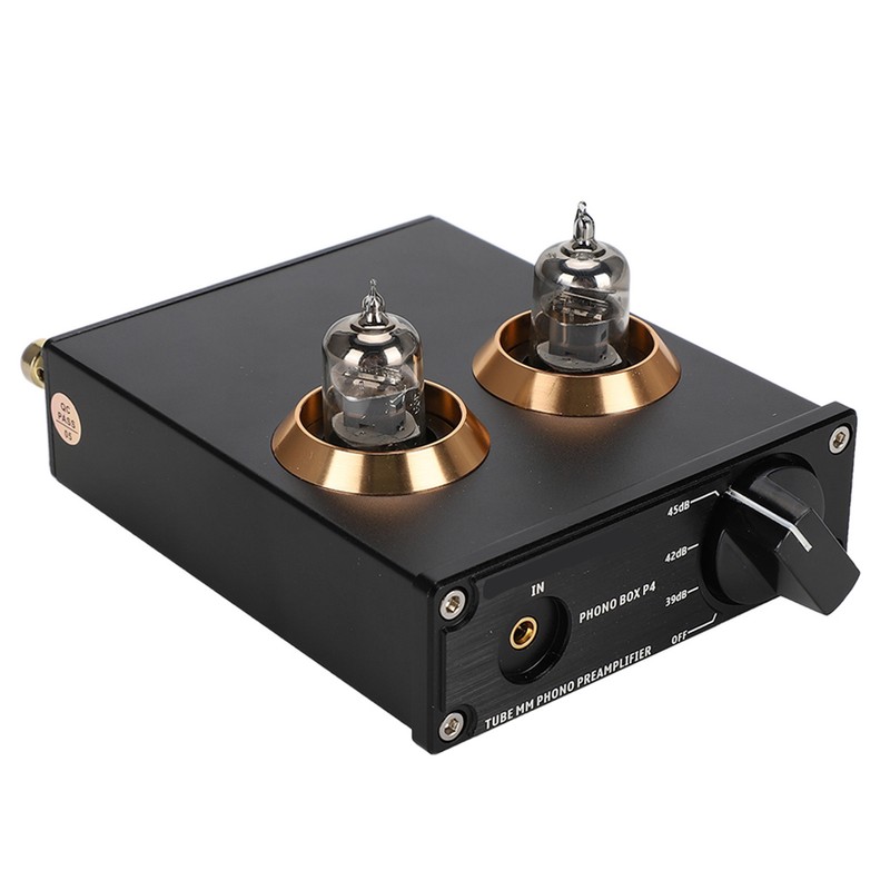 PHONO BOX P4 Gold Plated RCA Panel Drawing Sandblasting MM