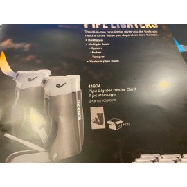 Ronson  RONSON PIPE LIGHTER  GREY REFILLABLE with spoon,poker , and tamper