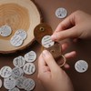 Jack&Chris Pocket Hug Token Long Distance Relationship Keepsake, Double Sided