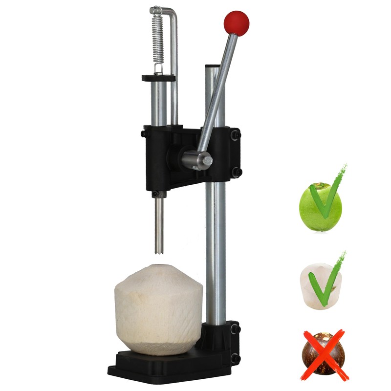 YOQVQOY Coconut Opener Tool Set, Young Coconut Opener Machine, Easy