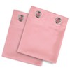 LEMOMO Blackout Curtains 52 x 63 inch/Pink Curtains Set of