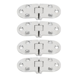 4PCS Door Hinge with Mounting Holes 316 Stainless Steel Hinge Replacement for Marine Yacht RV