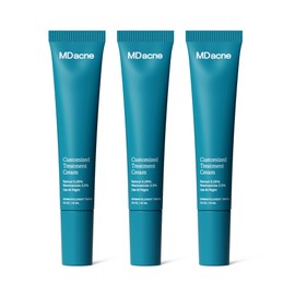 MDacne Retinol 2.5% and Niacinamide 2% Cream (3-pack), Reduces Blemishes and Improves Skin Texture without Irritation