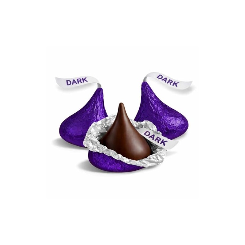Foil Wrapped Dark Chocolate Candy Pieces Bulk Bag - 5
