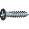 Trusco Nakayama Y834-0312 Countersunk Head Tapping Screws, Type A, Unichrome,