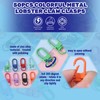 Waltool 150Pcs Metal Hanging Beads Chain with Connectors Contains Plastic