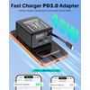 W & O Retractable Phone Charger with USB C Cable