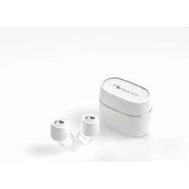 Nakamichi Cero Wireless Bluetooth Buds w/ Charge Case (White) New