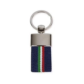 Italian Flag Keyring Keyring Canvas Italy Flag (Blue and White), blue