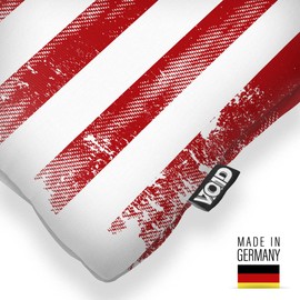 VOID Stars and Stripes Flag Cushion Cover Outdoor Indoor Banner Flag America, Cushion Size: 50 x 50 cm