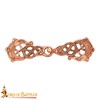 Lord of Battles Viking Cloak Clasp Bronze Cloak Pin Celtic