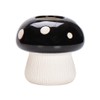 WAIT FLY Cute Mushroom Shaped Ceramic Toothbrush Holder Pen Pencil