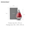 ROSEONLY Preserved Flower Destiny Rose Tumbler Drop Shaped Tumbler Infinity