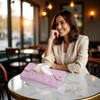 Purple Pocket Tissue Holder - Tissue Holder | Travel Pouch