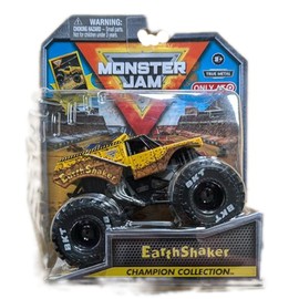Monster Jam Stadium Series Championship Collection Monster Truck - 1:64 Scale with Collectible Trading Card (Earth Shaker)