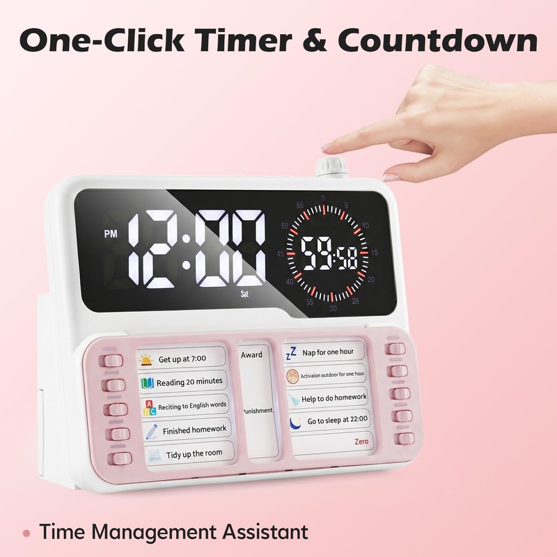 Visual Timer for Kids/Adults, ADHD Tools for Kids with Visual