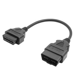 CGEAMDY OBD2 Adapterkabel, OBD2 Verlängerungskabel On-Board-Diagnose Stecker, 16-Pin-Stecker auf Buchse Diagnoseadapter Verlängerungskabel Draht Flach(0.5m)