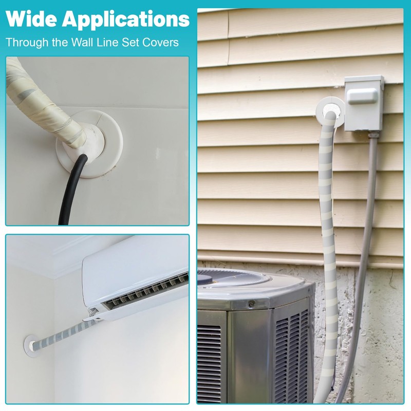 Chiligent Mini Split Cover Wall Sleeve for AC Line Set,