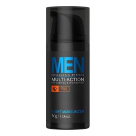 Crema Hidratante Nocturna Multiefecto Para Hombre 30 G