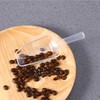 4.5 Inch Clear Plastic Multi-Purpose Scoops, Ice Scoop for Weddings,