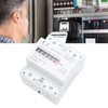 Electricity Watt Hour Meter Dual Color LED Indicator Rail Mount
