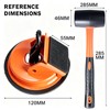 Zzyyldu Floor Gap Fixer Tool Kit with Rubber Mallet &