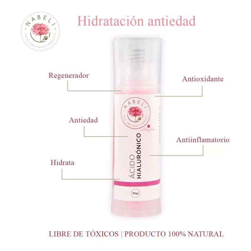 Nabeli Ácido Hialurónico Gel Facial 30gr - Nabeli